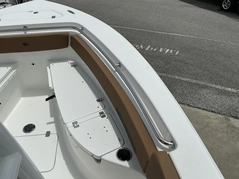 Slide: The Image of Interior view of Sea Pro 222 Center Console boat, year 2026. - 13