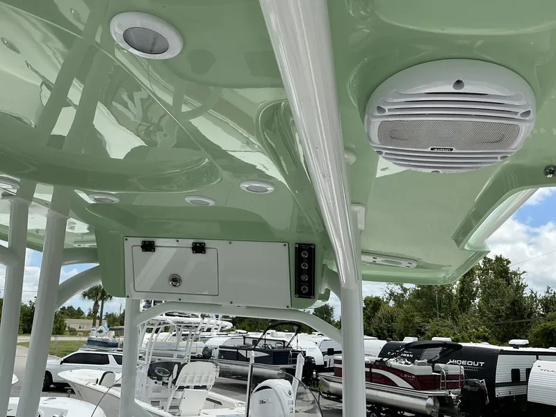 Slide: The Image of Interior view of Sea Pro 222 Center Console 2026 boat deck. - 15