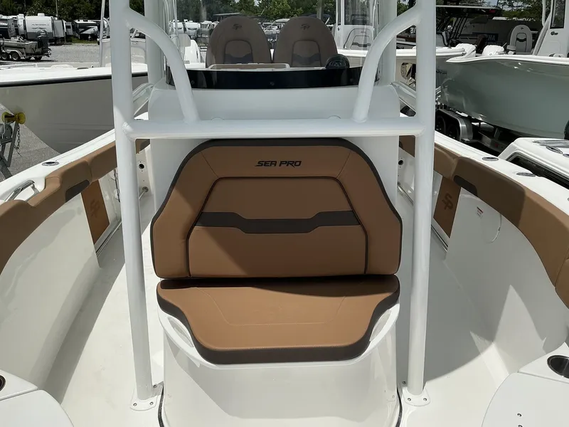 Slide: The Image of 2026 Sea Pro 222 Center Console boat interior view. - 16