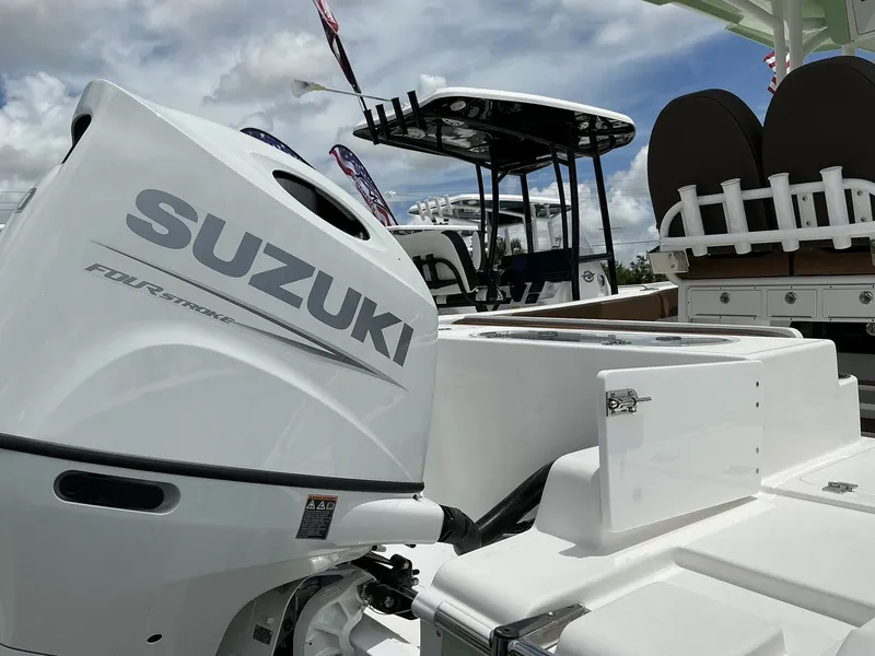 Slide: The Image of 2026 Sea Pro 222 Center Console with Suzuki outboard motor. - 3