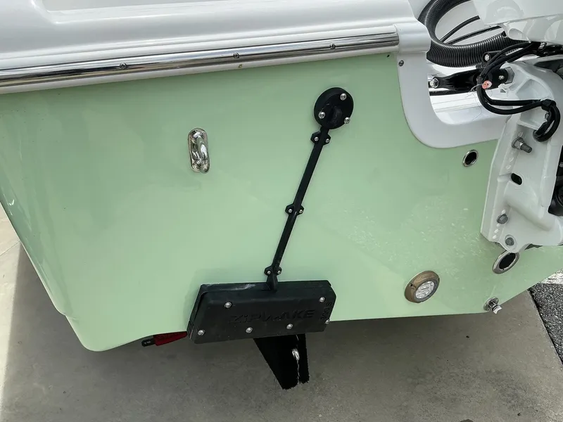 Slide: The Image of Rear view of a 2026 Sea Pro 222 Center Console boat. - 4