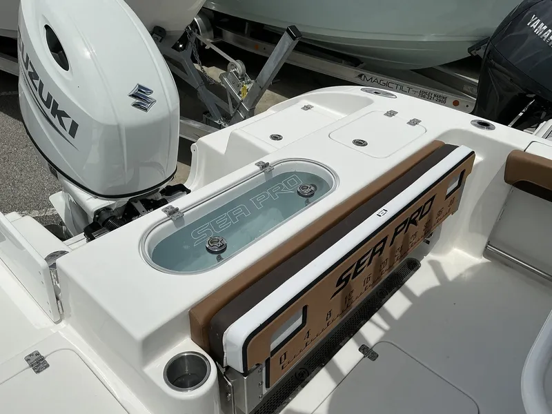 Slide: The Image of 2026 Sea Pro 222 Center Console with Suzuki outboard motor. - 9