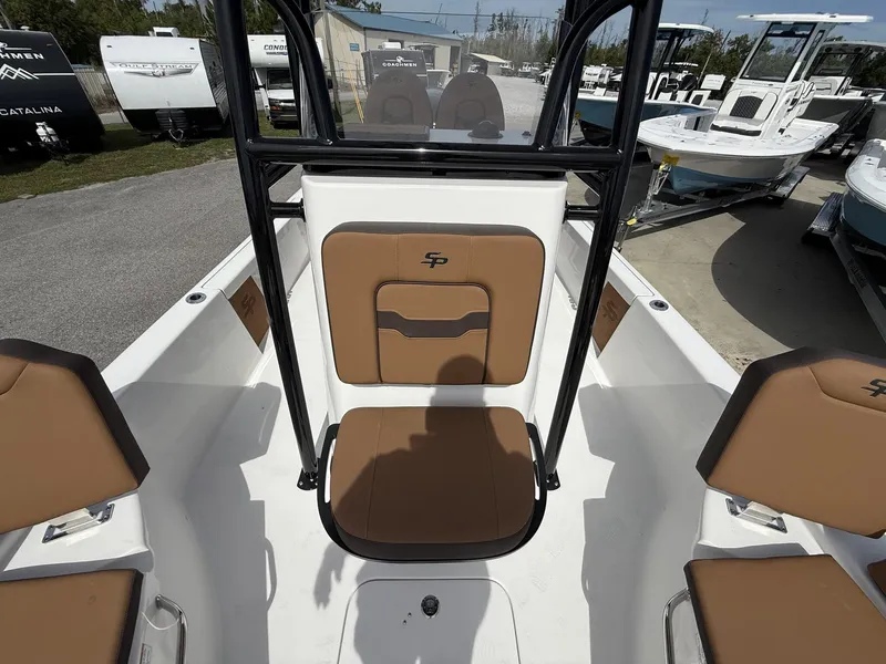 Slide: The Image of Interior view of the 2026 Sea Pro 230 Bay boat. - 4