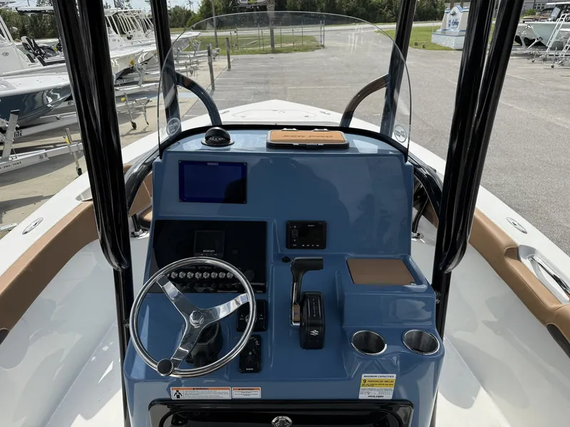 Slide: The Image of Interior view of the 2026 Sea Pro 222 Center Console boat. - 13