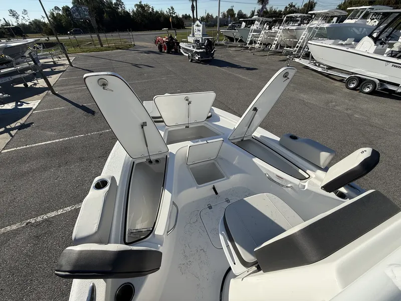 Slide: The Image of Interior view of a 2026 Sea Pro 230 Bay boat. - 10