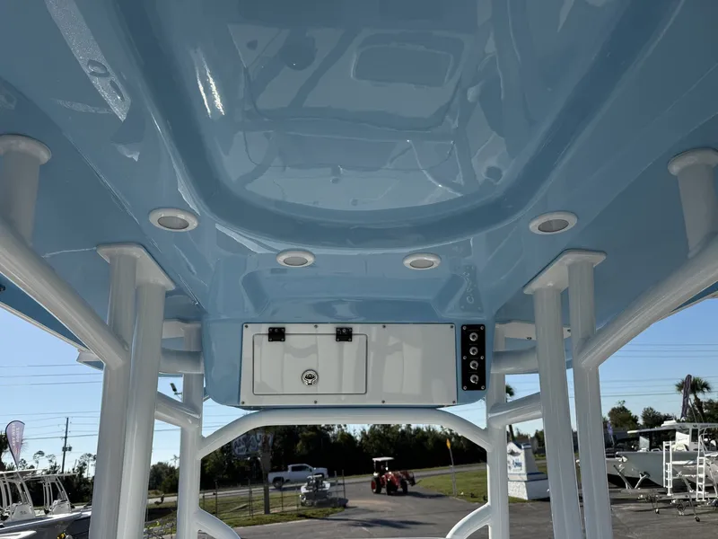 Slide: The Image of Interior view of 2026 Sea Pro 230 Bay boat deck. - 11