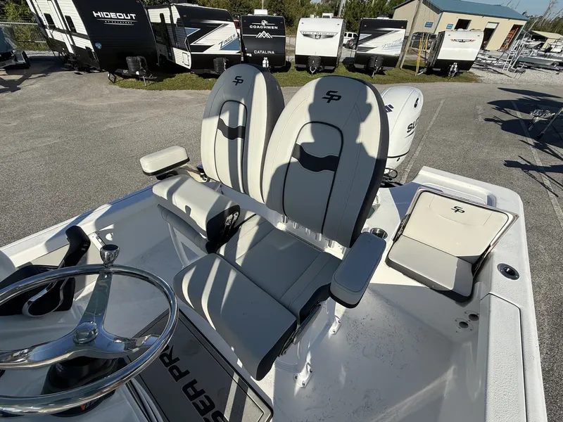 Slide: The Image of Interior view of the 2026 Sea Pro 230 Bay boat. - 7