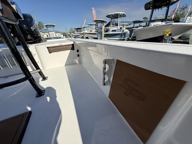 Slide: The Image of Interior view of the 2026 Sea Pro 230 Bay boat. - 9