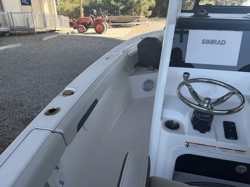Slide: The Image of Interior view of Sea Pro 245FLX R boat, model year 2026. - 12