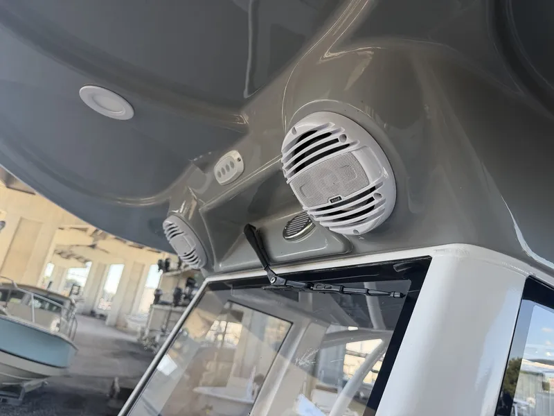 Slide: The Image of Speakers on Sea Pro 245FLX R boat, year 2026. - 23