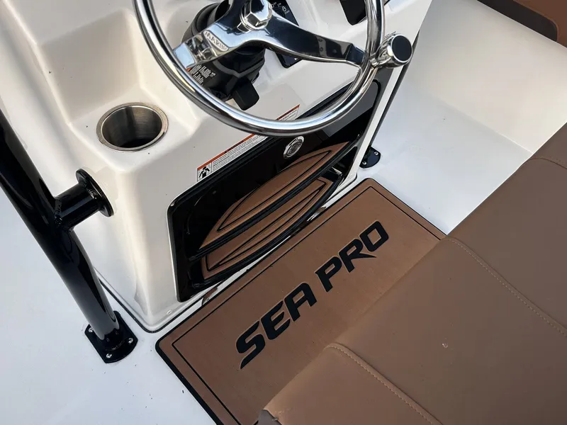 Slide: The Image of Interior view of Sea Pro 2026 202 Center Console boat. - 13
