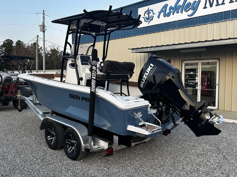 Slide: The Image of 2026 Sea Pro 202 Center Console boat at Ashley Marine. - 5