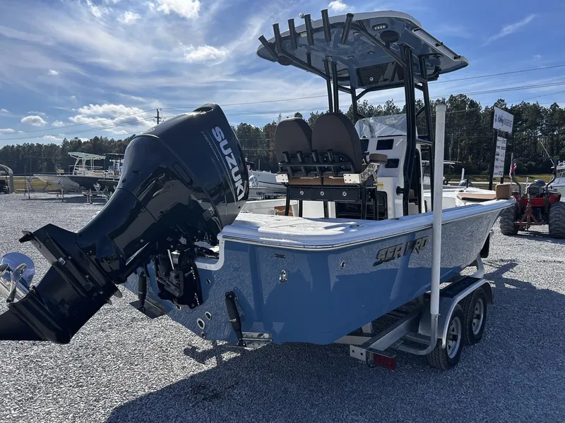 Slide: The Image of 2026 Sea Pro 230 Bay boat with Suzuki outboard motor. - 11