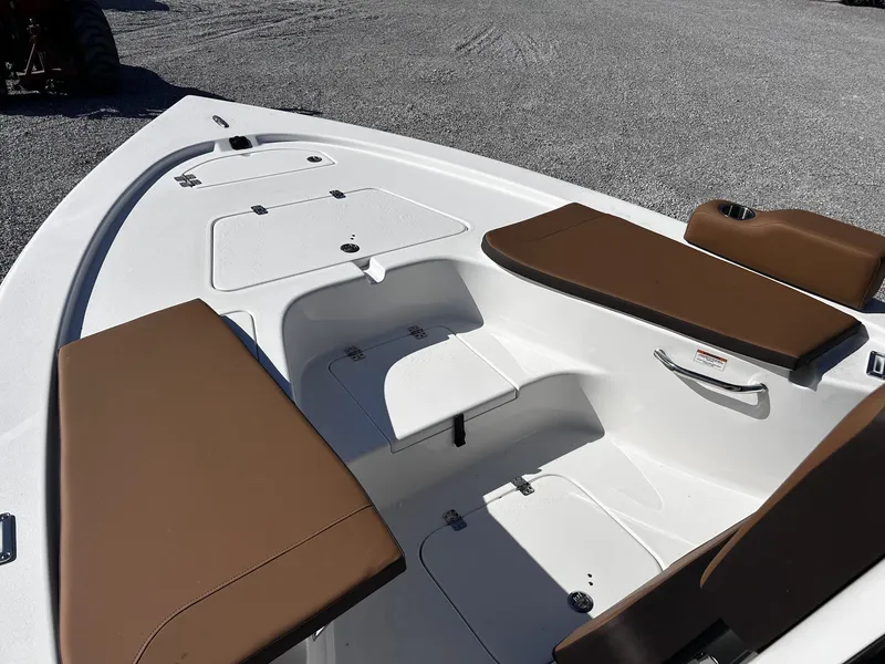 Slide: The Image of Interior of Sea Pro 230 Bay boat, model year 2026. - 14