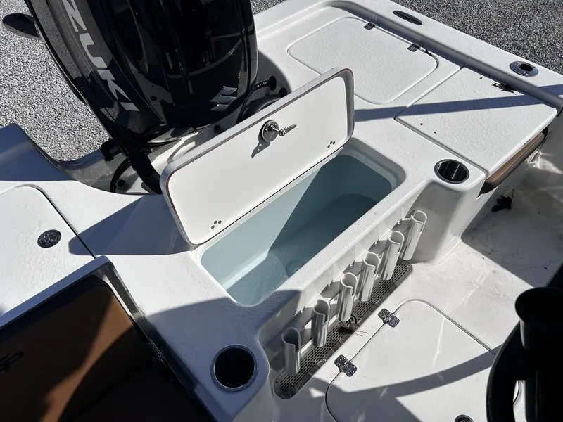 Slide: The Image of Interior view of the 2026 Sea Pro 230 Bay boat. - 15