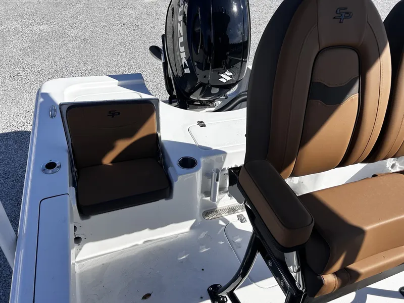 Slide: The Image of Interior of 2026 Sea Pro 230 Bay with Suzuki engine. - 17