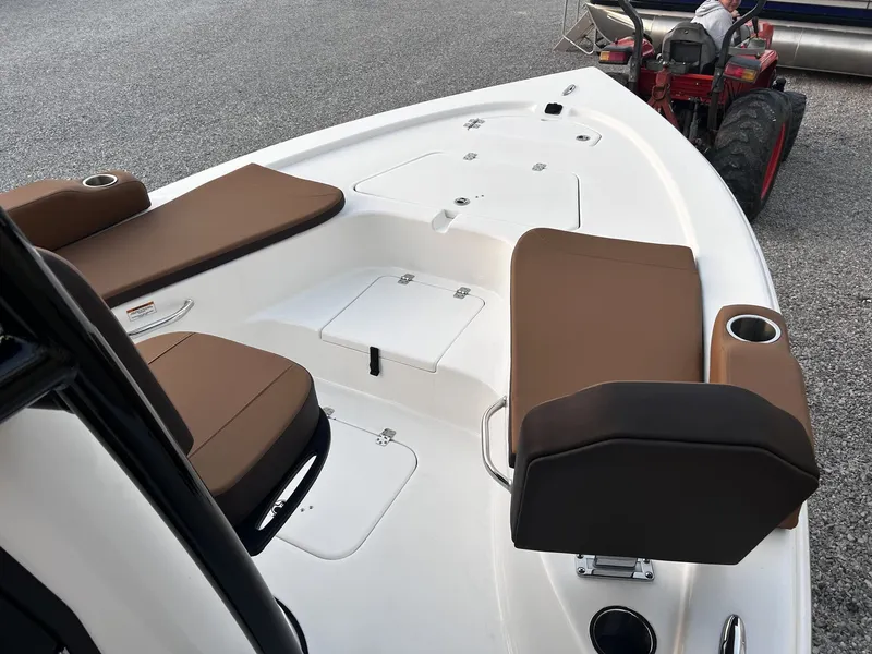 Slide: The Image of Interior view of the 2026 Sea Pro 230 Bay boat. - 5