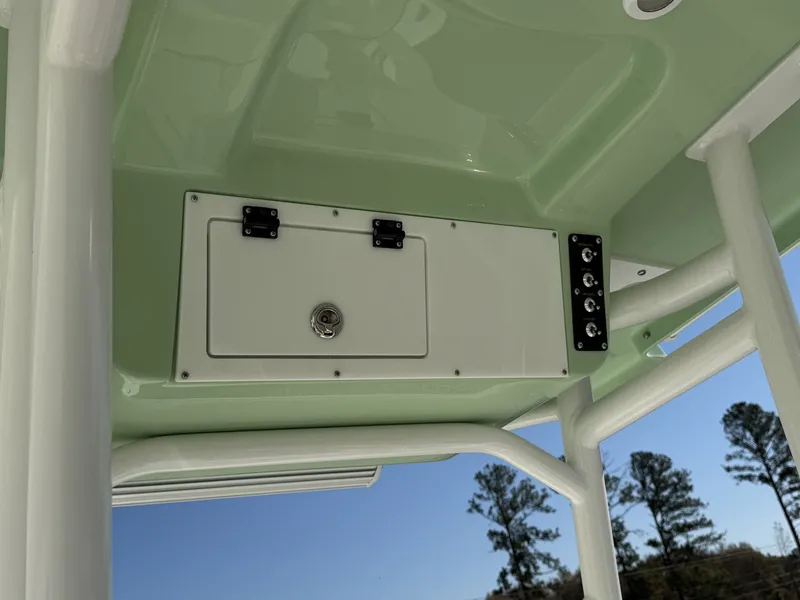 Slide: The Image of Interior view of Sea Pro 230 Bay boat, 2026 model. - 8