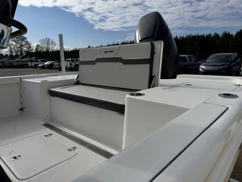 Slide: The Image of Interior view of the 2026 Sea Pro 250 Bay boat. - 7