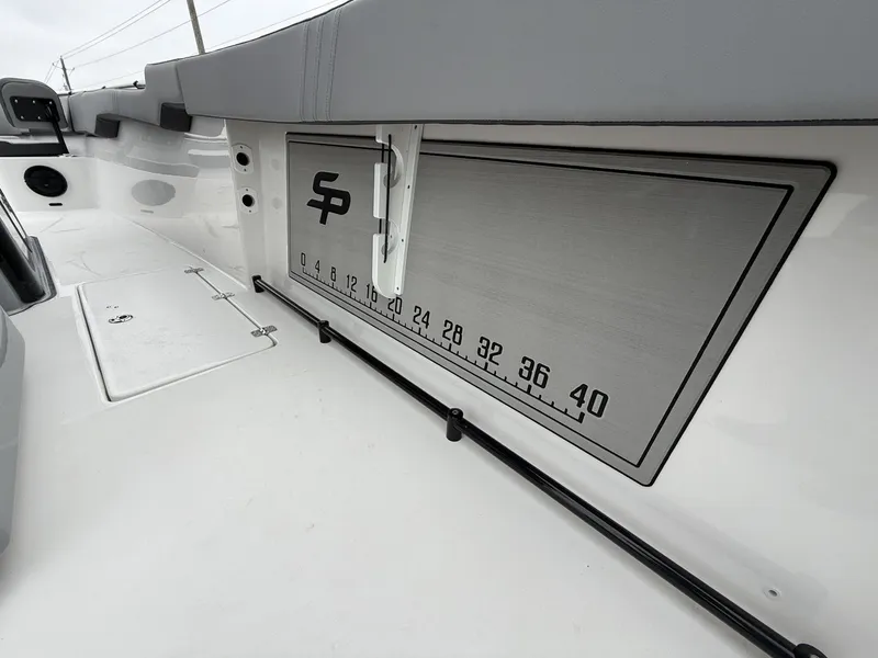 Slide: The Image of Interior view of Sea Pro 292 SEAKEEPER RIDE, model year 2026. - 16