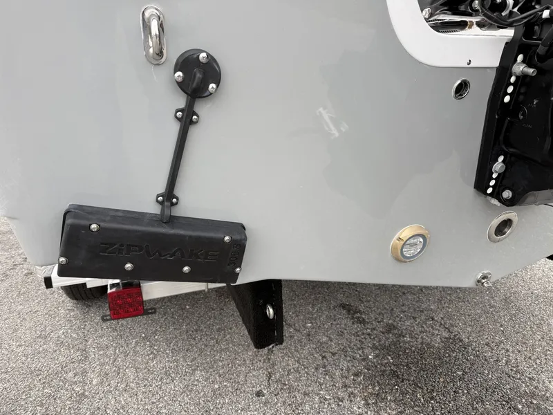 Slide: The Image of Sea Pro 222 boat with Zip Wake tabs, year 2026. - 4