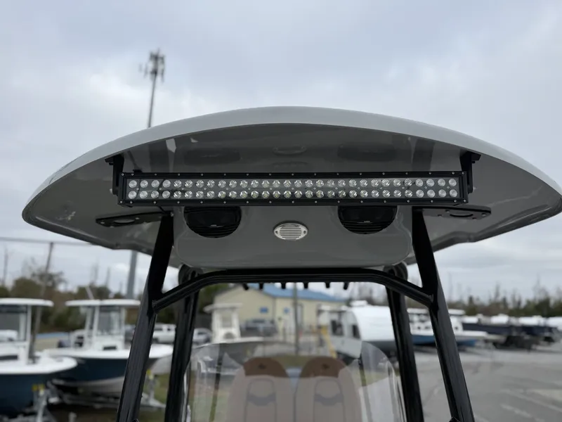 Slide: The Image of Sea Pro 222 boat with LED light bar, model year 2026. - 7