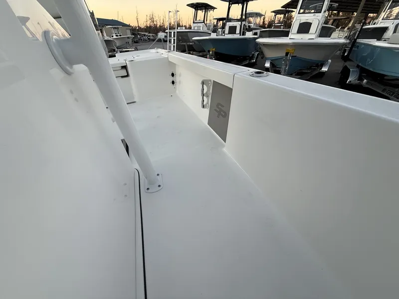 Slide: The Image of Interior view of the 2026 Sea Pro 250 Bay boat. - 9