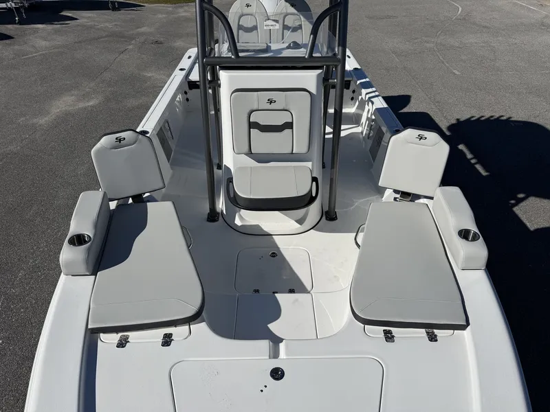 Slide: The Image of Interior view of the 2026 Sea Pro 230 Bay boat. - 8