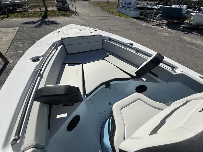 Slide: The Image of Interior view of Sea Pro 245FLX R boat, model year 2026. - 3
