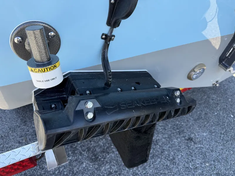 Slide: The Image of Seakeeper stabilizer on a 2026 Sea Pro 245FLX R boat. - 4