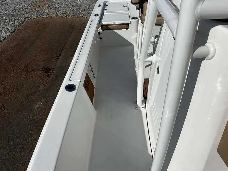 Slide: The Image of Interior view of Sea Pro 230 Bay boat, year 2026. - 5