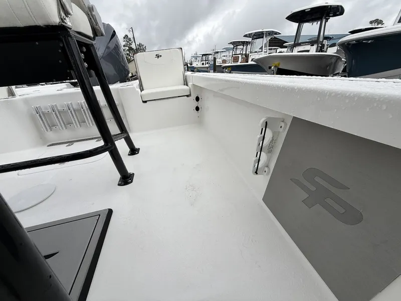 Slide: The Image of Interior view of the 2026 Sea Pro 230 Bay boat. - 10