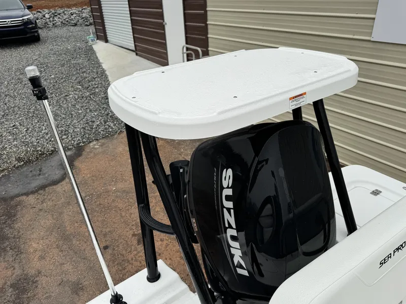 Slide: The Image of 2026 Sea Pro 172 Bay with Suzuki engine, exterior view. - 5