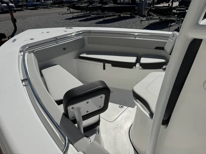 Slide: The Image of Interior view of the 2026 Sea Pro 222 Center Console boat. - 4