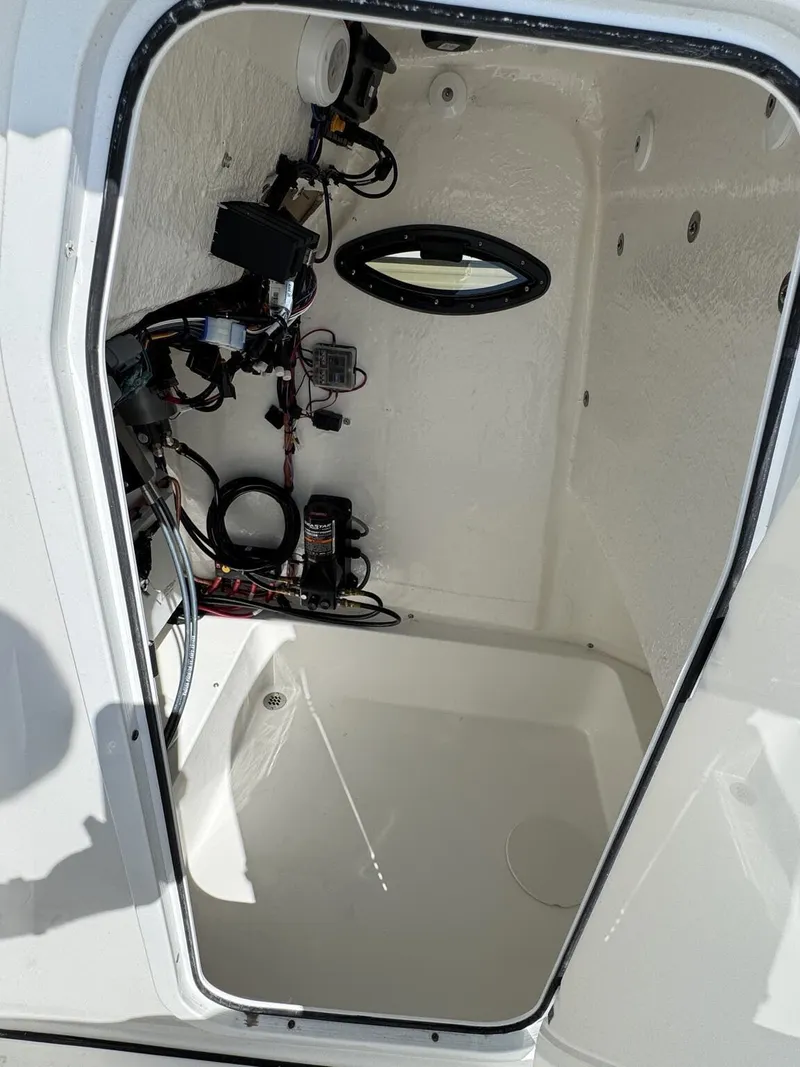 Slide: The Image of Interior of 2026 Sea Pro 222 Center Console with electronics. - 8