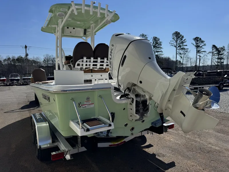 Slide: The Image of 2026 Sea Pro 230 Bay boat with outboard motor. - 4