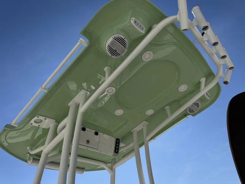 Slide: The Image of Underside of Sea Pro 230 Bay 2026 boat deck. - 5