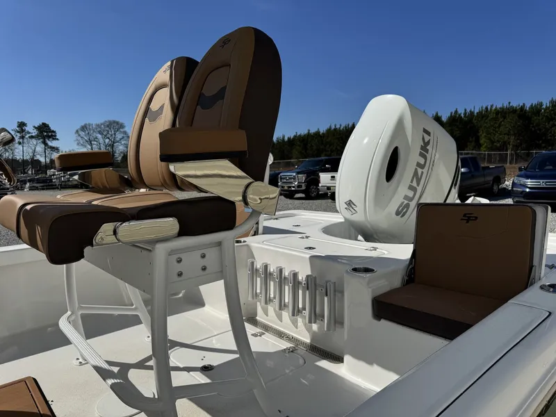 Slide: The Image of Interior of 2026 Sea Pro 230 Bay with Suzuki engine. - 6