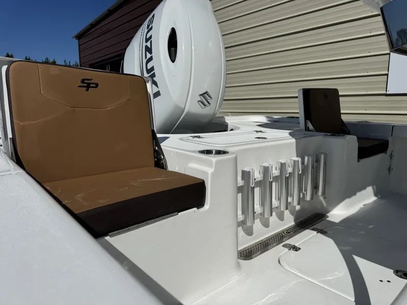 Slide: The Image of Interior of 2026 Sea Pro 230 Bay with Suzuki engine. - 8
