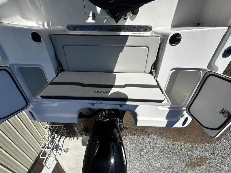 Slide: The Image of Interior view of the 2026 Sea Pro 250 Bay boat. - 7