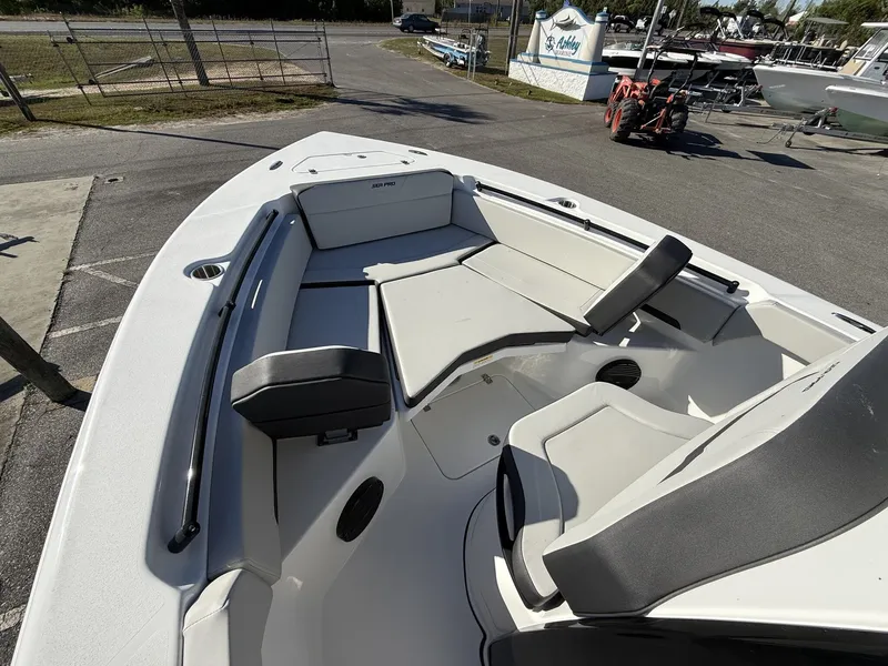 Slide: The Image of Interior view of Sea Pro 245FLX boat, model year 2026. - 5
