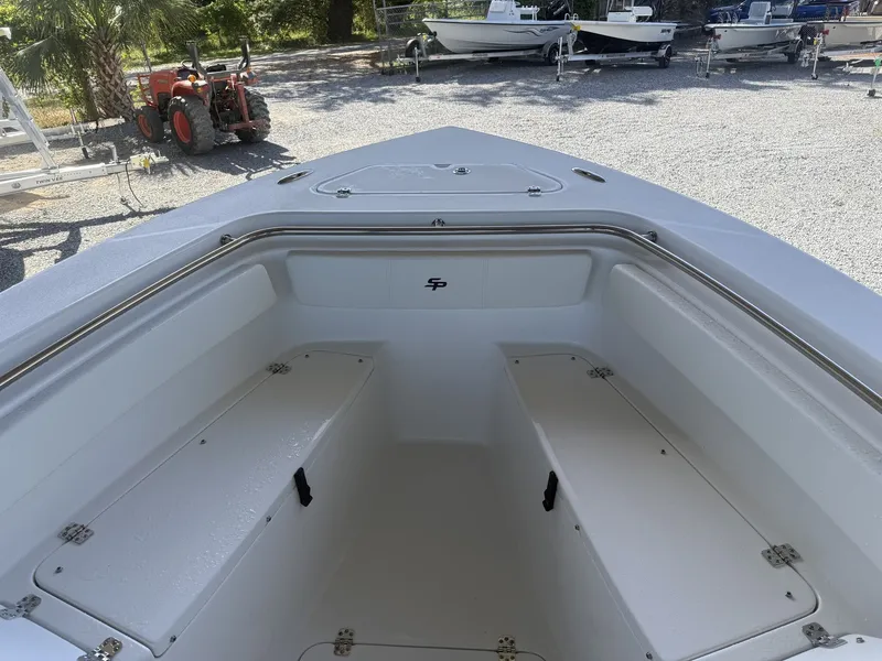 Slide: The Image of Interior view of the 2026 Sea Pro 222 Center Console boat. - 13