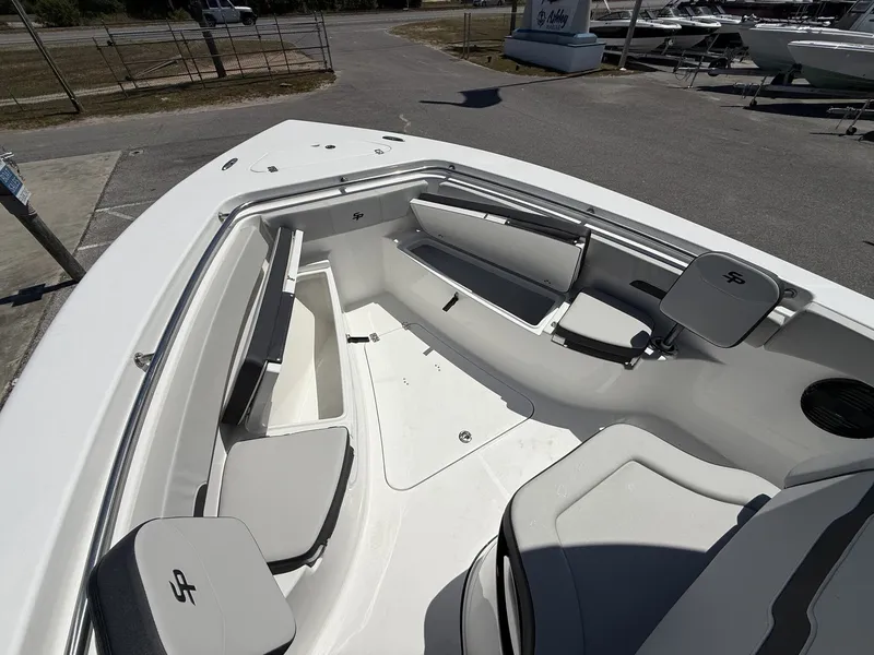 Slide: The Image of Interior view of 2026 Sea Pro 242 DLX boat. - 3