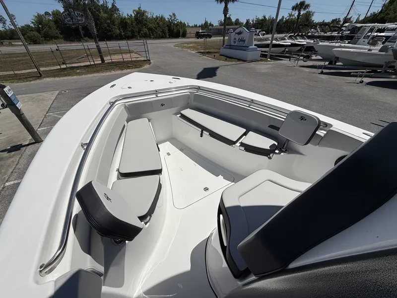 Slide: The Image of Interior view of Sea Pro 242 DLX boat, model year 2026. - 5