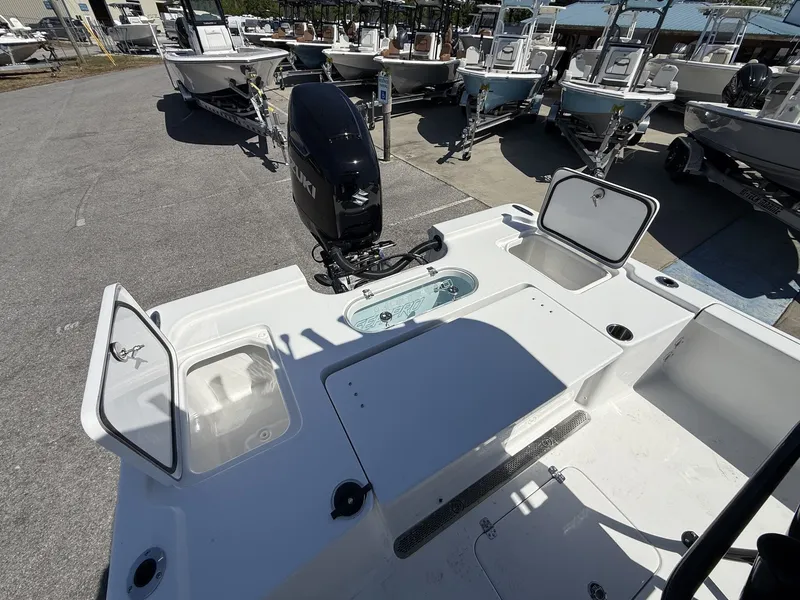 Slide: The Image of 2026 Sea Pro 250 Bay boat with Suzuki outboard motor. - 13