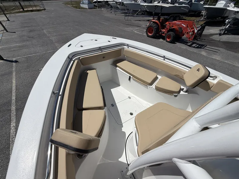 Slide: The Image of Interior view of Sea Pro 222 Center Console boat, model year 2026. - 3