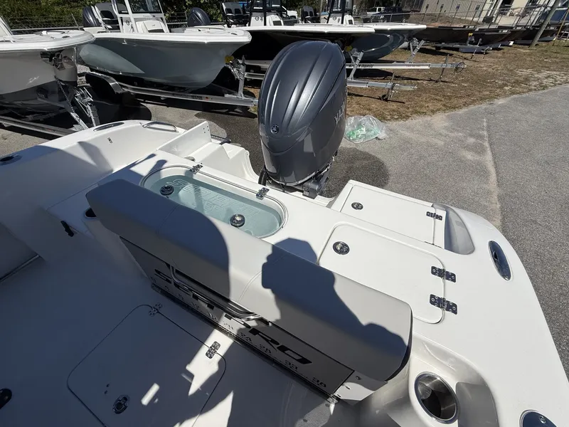 Slide: The Image of 2026 Sea Pro 222 Center Console with outboard motor. - 13