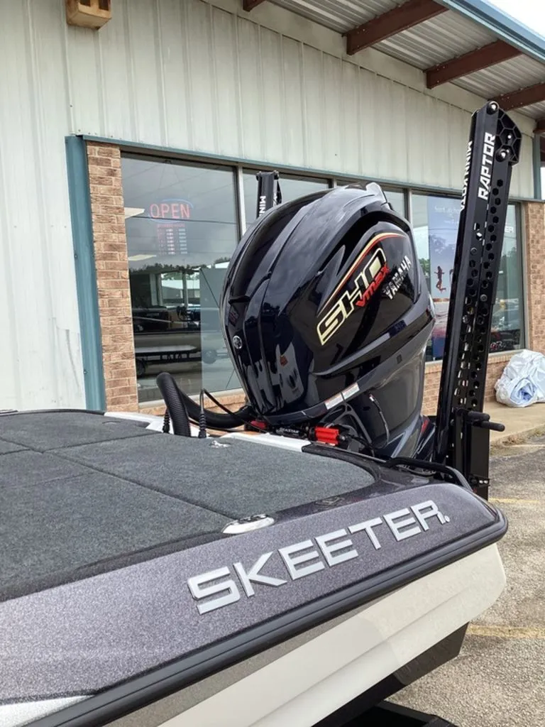 Slide: The Image of Skeeter ZXE21 2026 boat with powerful outboard motor. - 8