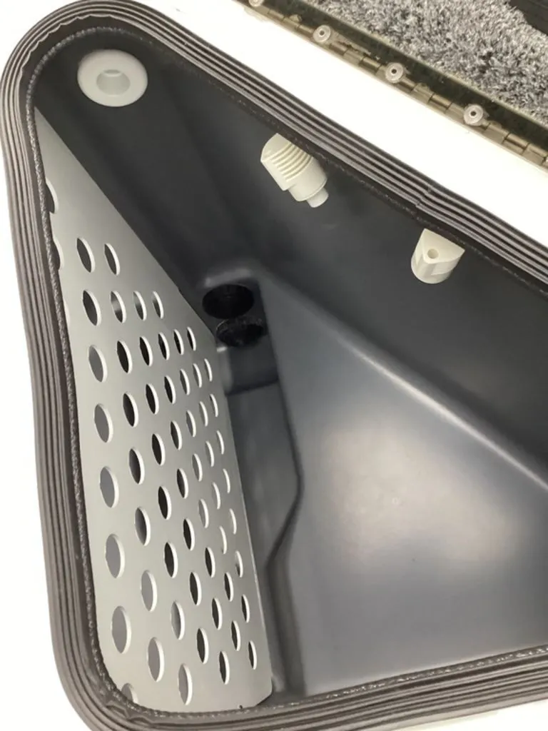 Slide: The Image of Interior view of Bass Cat Cougar FTD SP 2026 boat. - 34