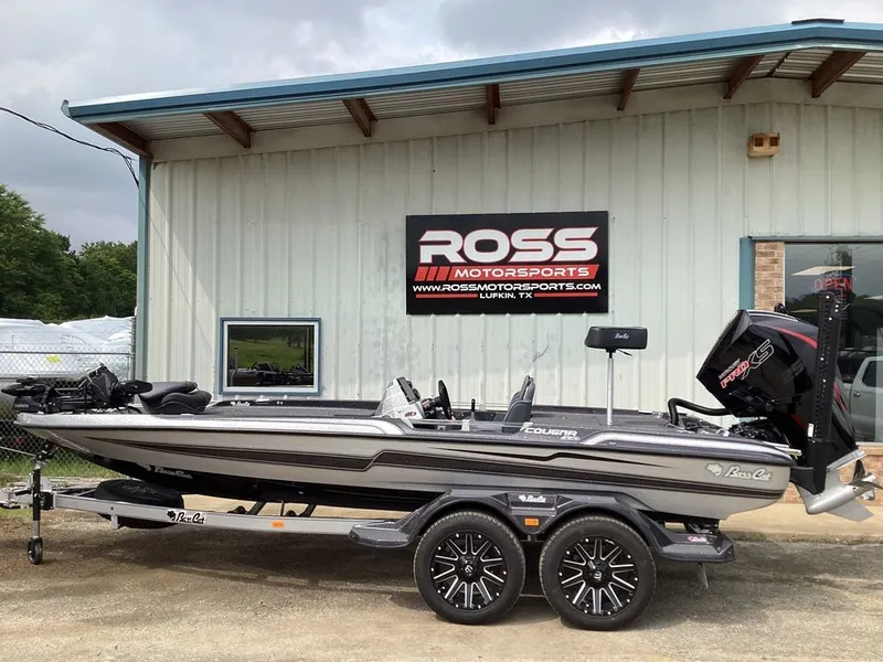 The Image of 2026 Bass Cat Cougar FTD SP in front of Ross Motorsports building. - 1